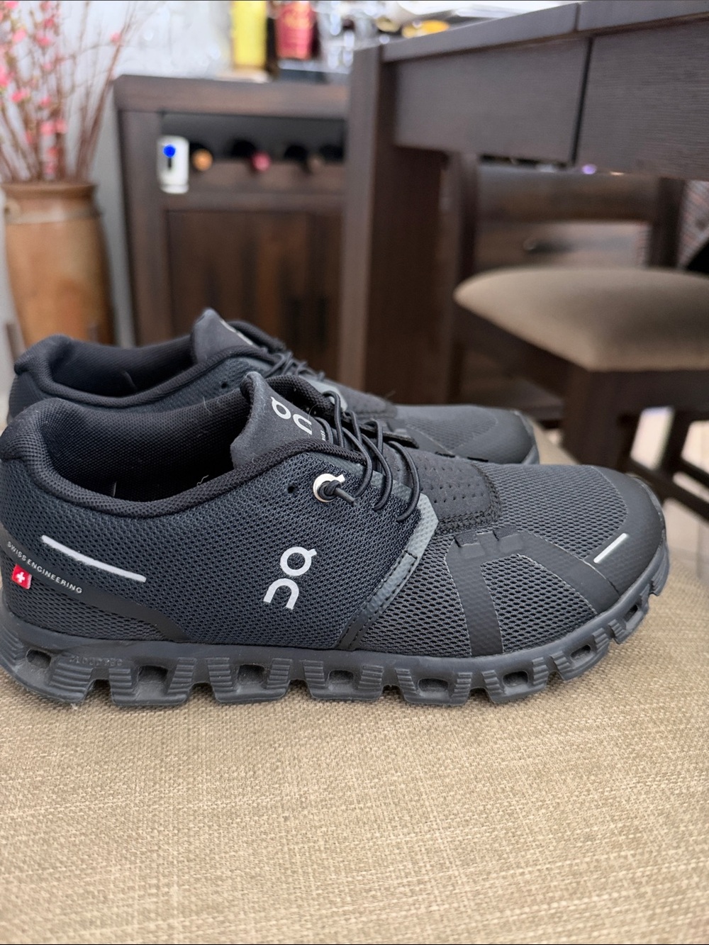 On Running Women's Cloud Sneakers in Black